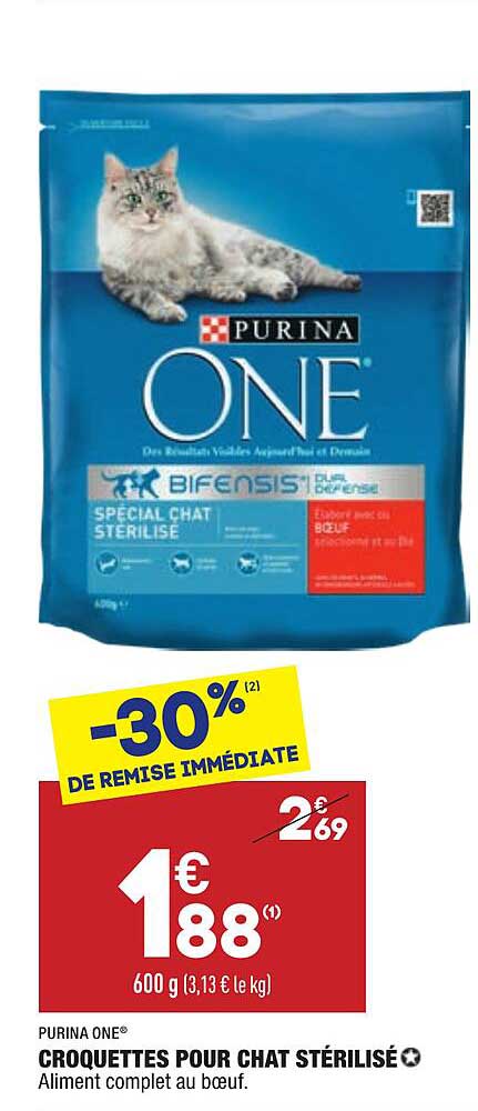 Croquettes Pour Chat Stérilisé Purina One