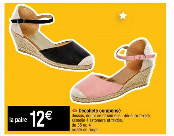 décolleté compensé