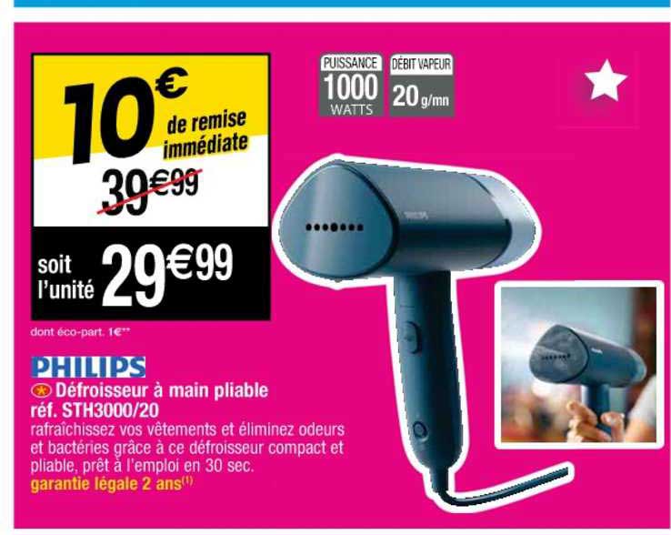 Défroisseur à Main Pliable Philips