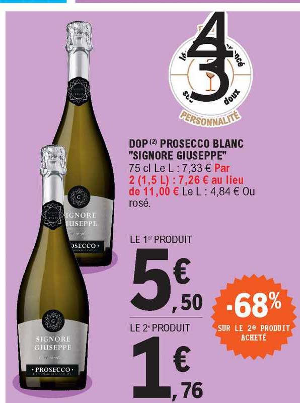dop prosecco blanc "signore giuseppe"
