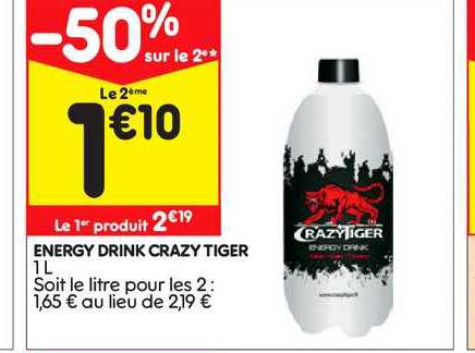 energy drink crazy tiger
