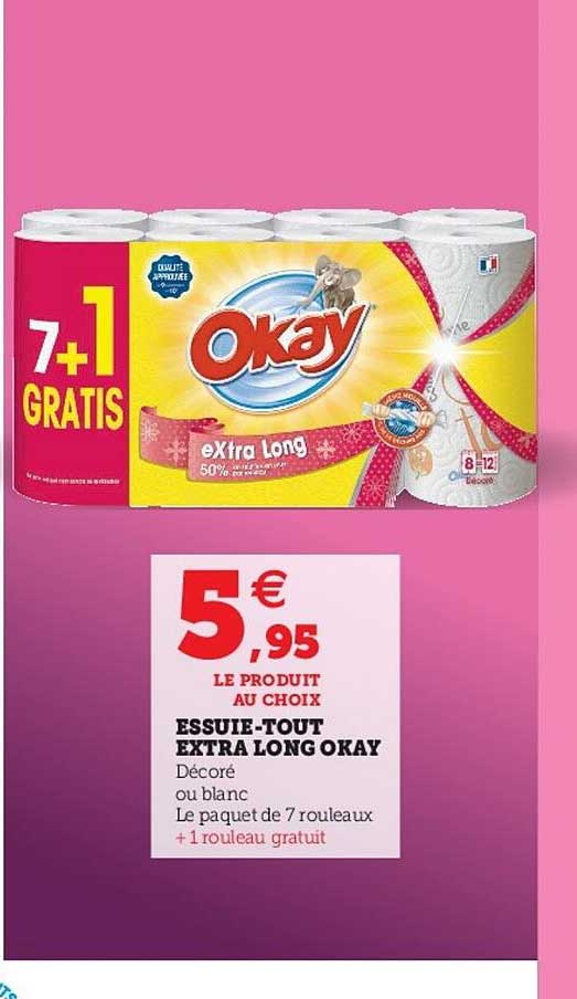 essuie-tout extra long okay