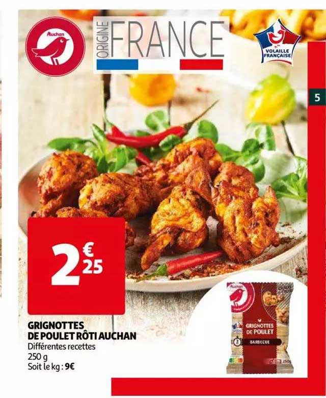Grignottes De Poulet Rôti Auchan