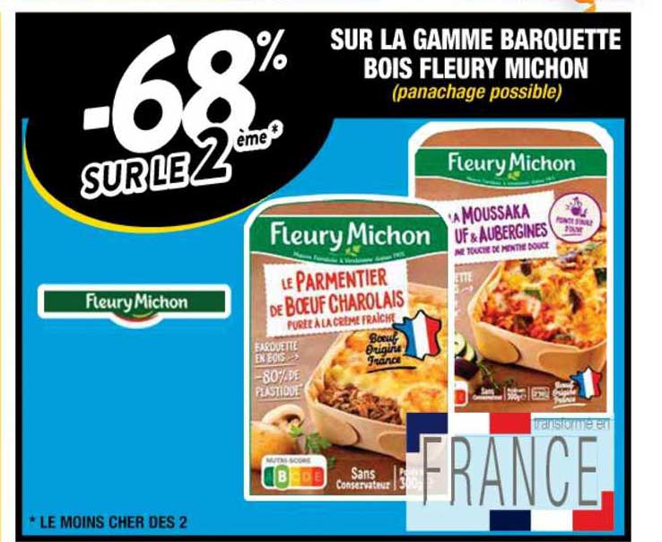 la gamme barquette bois fleury michon