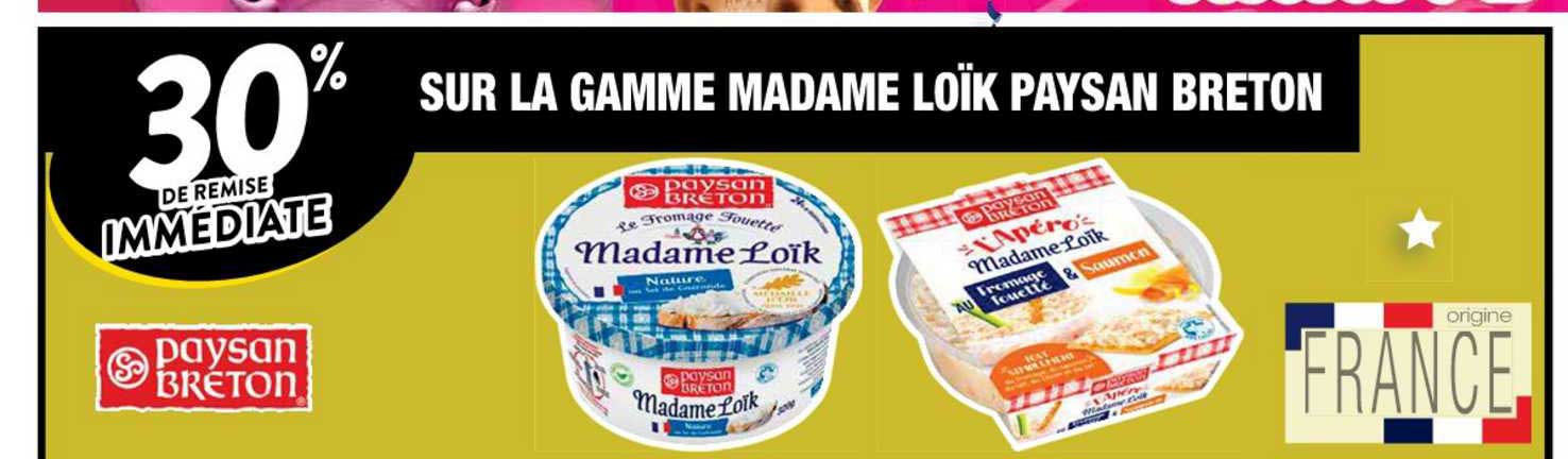 la gamme madame loïk paysan