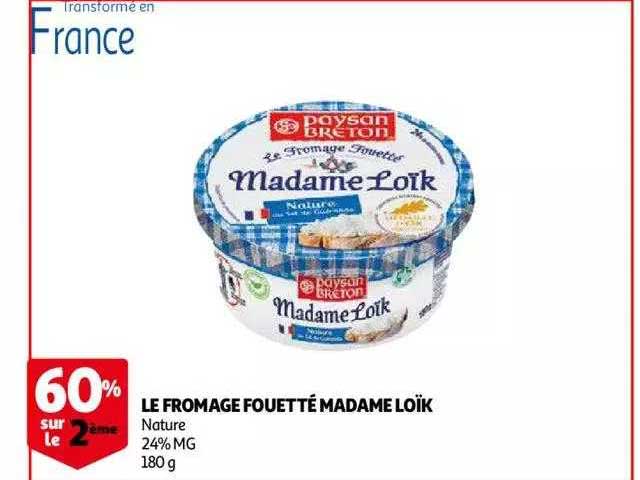 le fromage fouetté madame loïk