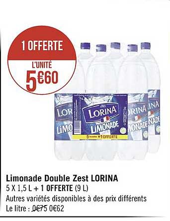 limonade double zest lorina