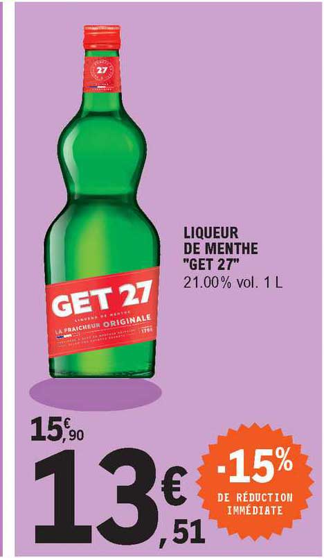 Liqueur De Menthe "get 27"