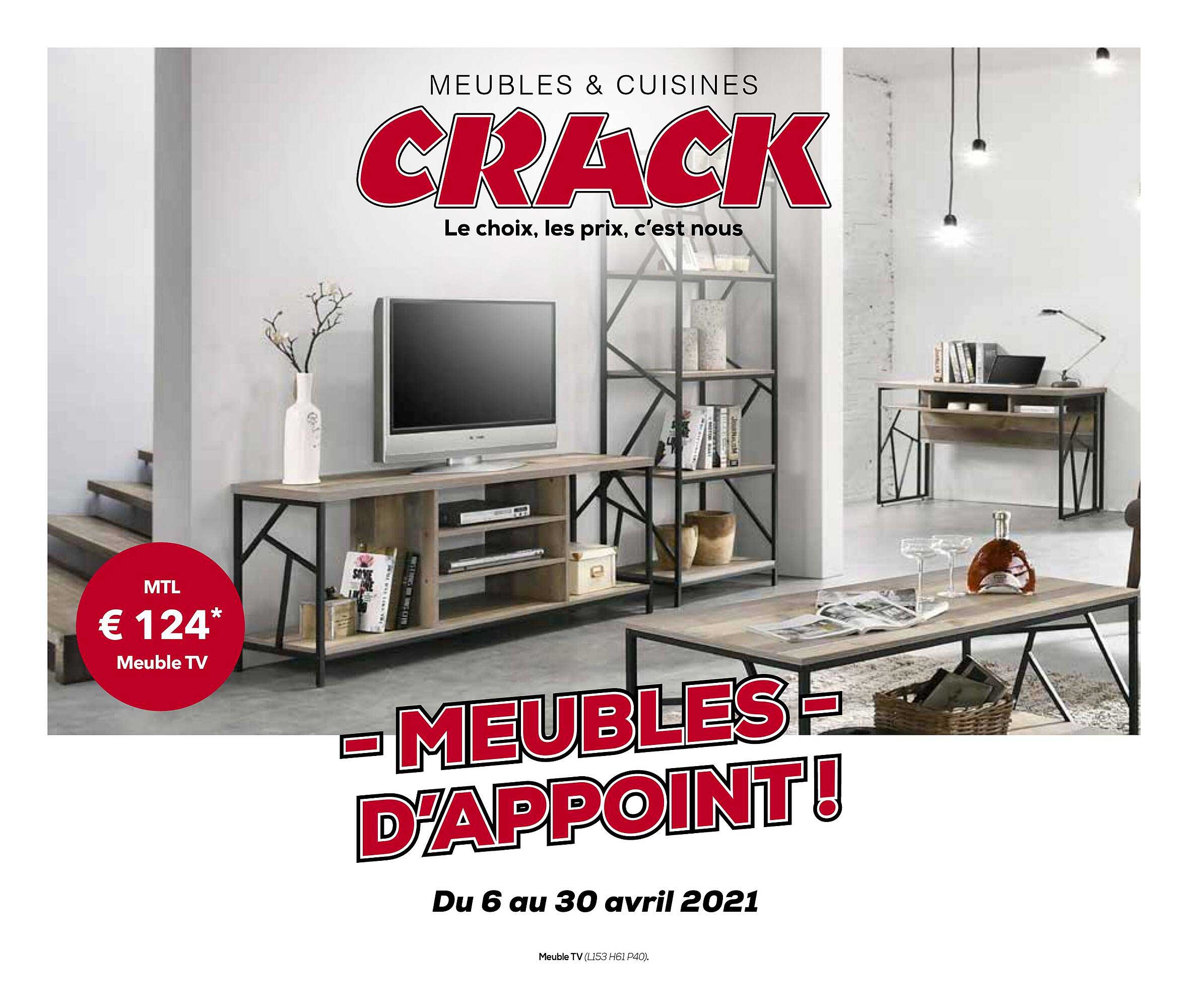 meubles & cuisines crack, meuble tv