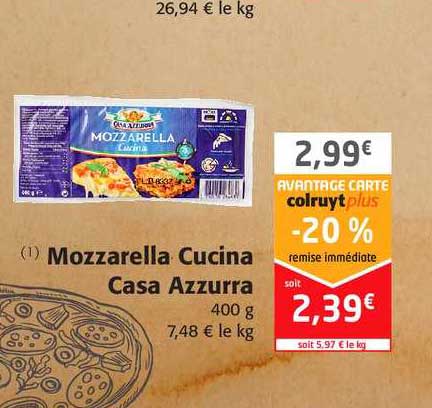 mozzarella cucina casa azzurra