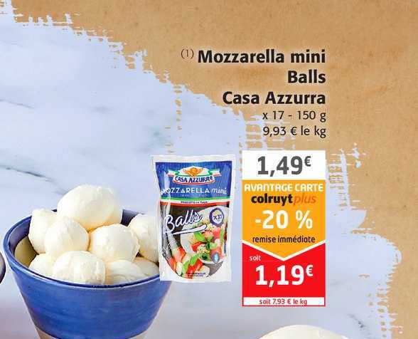 mozzarella mini balls casa azzurra