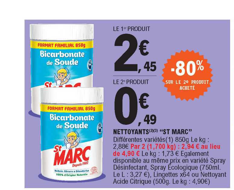 Nettoyants "st Marc"