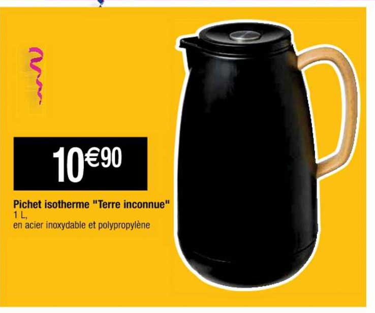 pichet isotherme "terre inconnue"