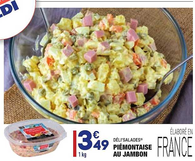 Piémontaise Au Jambon Déli'salades