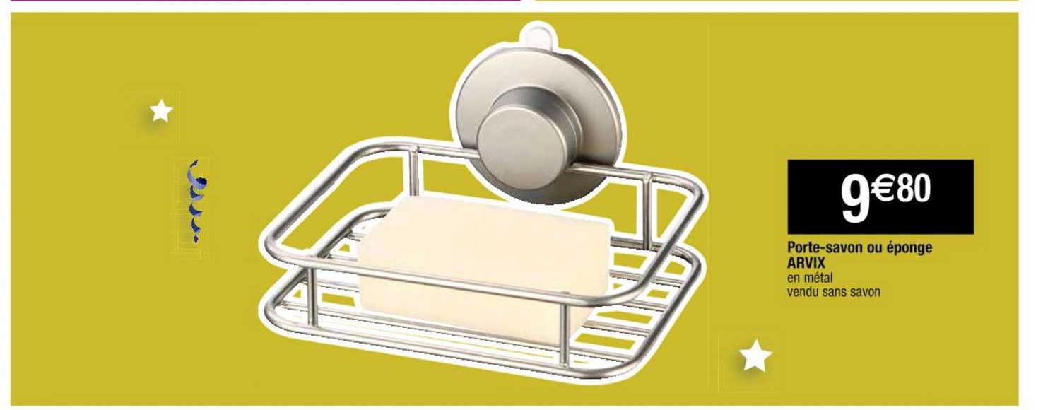 porte-savon ou éponge arvix