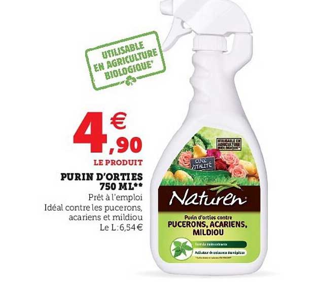 purin d'orties 750 ml naturen
