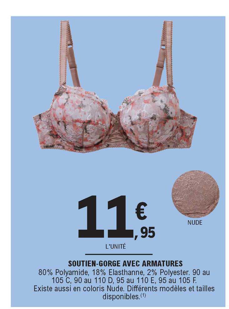 soutien-gorge avec armatures