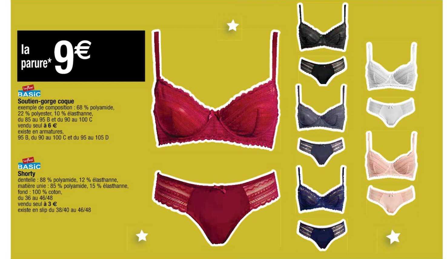 soutien-gorge coque influx basic, shorty