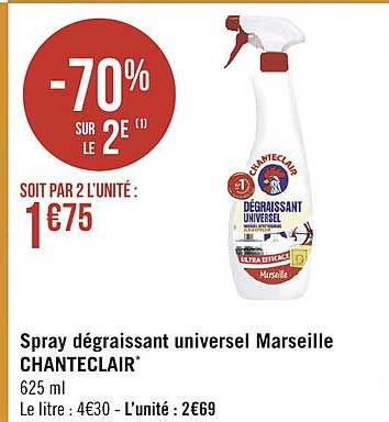 Spray Dégraissant Universel Marseille Chanteclair
