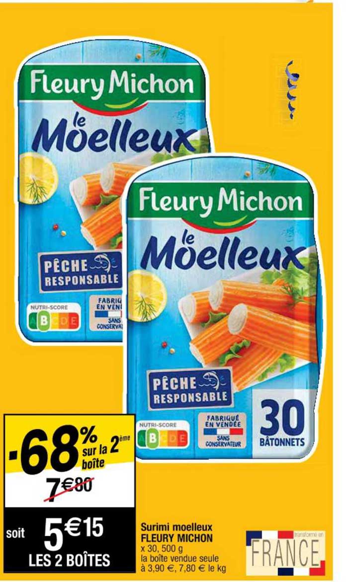 surimi moelleux fleury michon