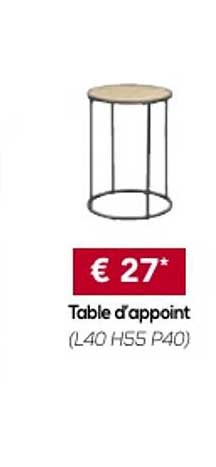 Table D'appoint