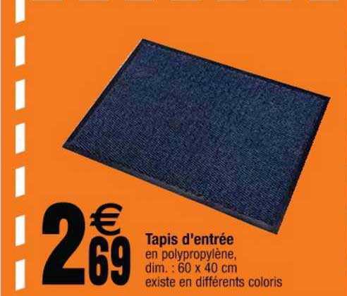 tapis d'entrée