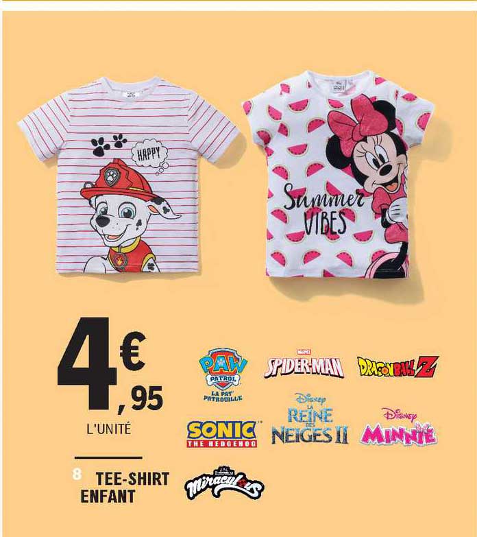 tee-shirt enfant