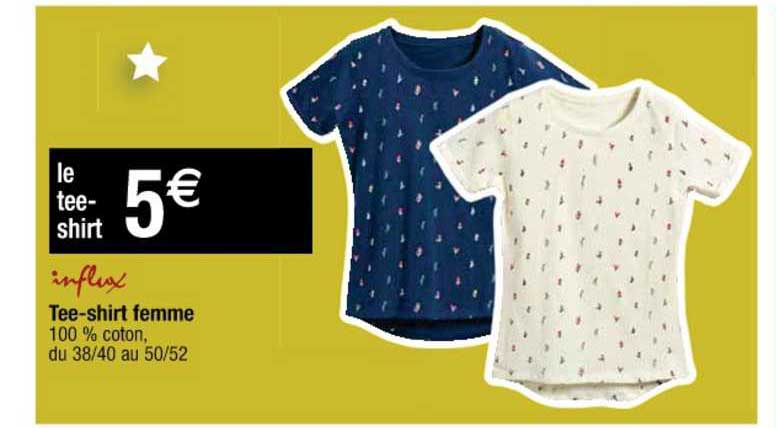 tee-shirt femme influx