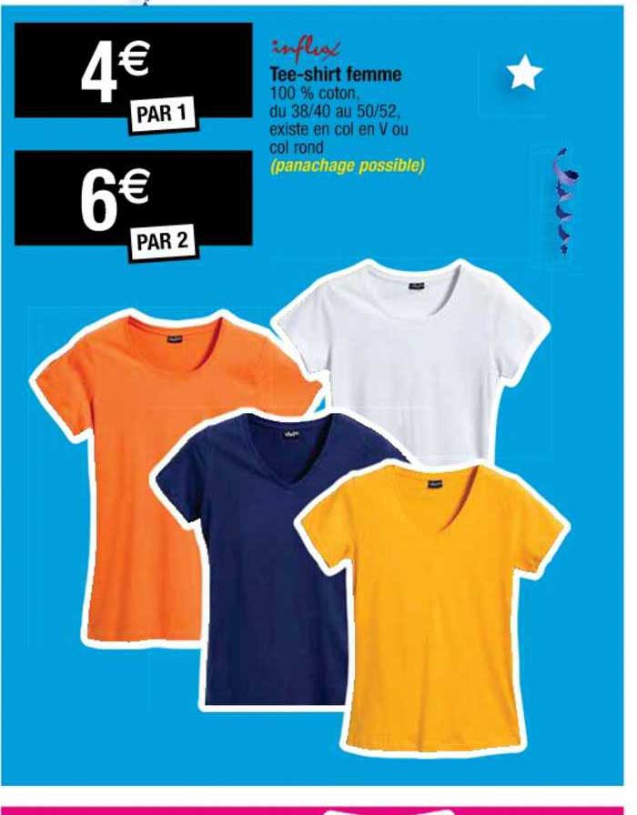 tee-shirt femme influx