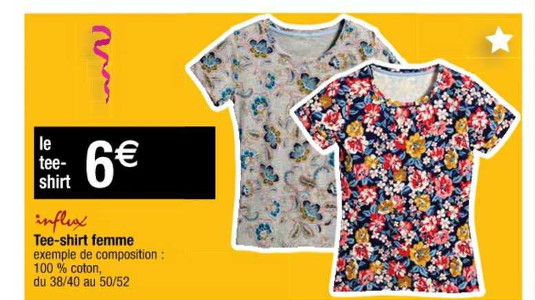 tee-shirt femme influx