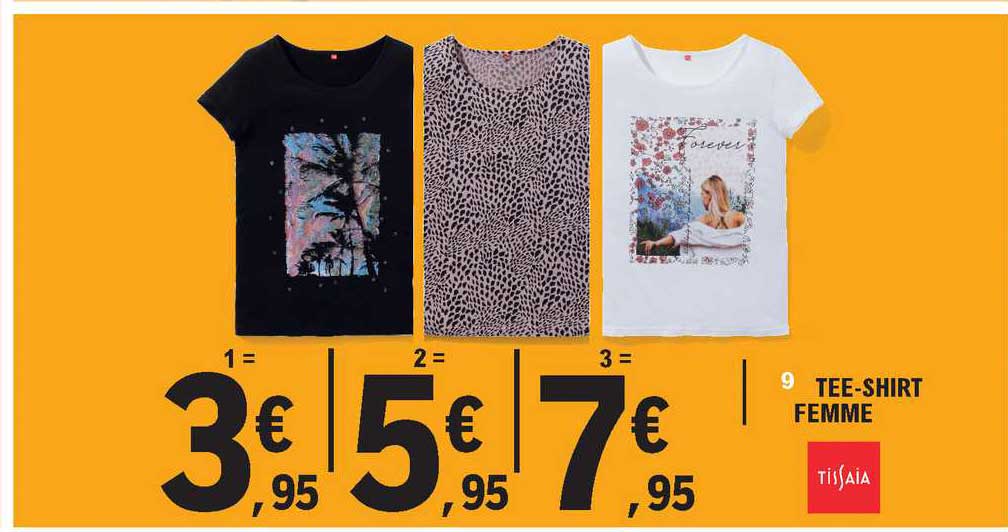 tee-shirt femme tissaia