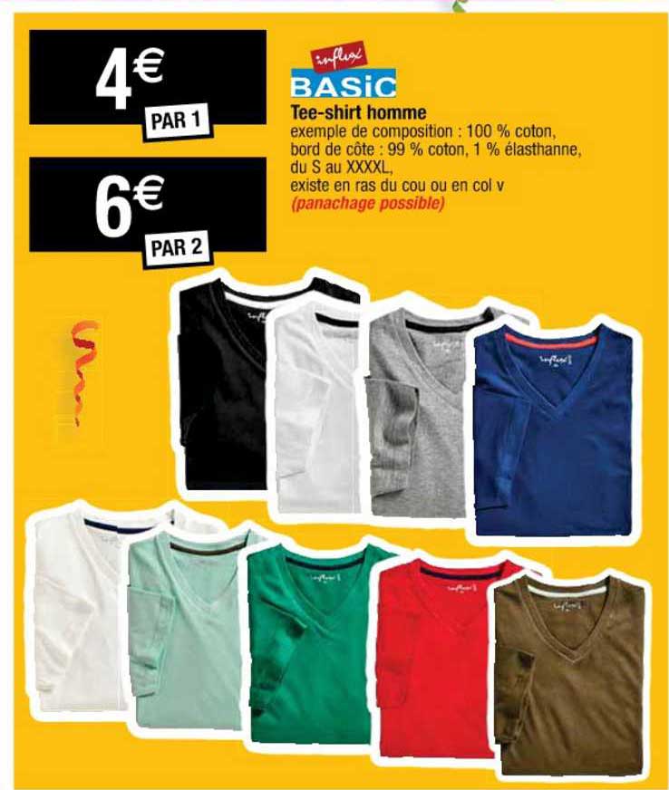 tee-shirt homme basic
