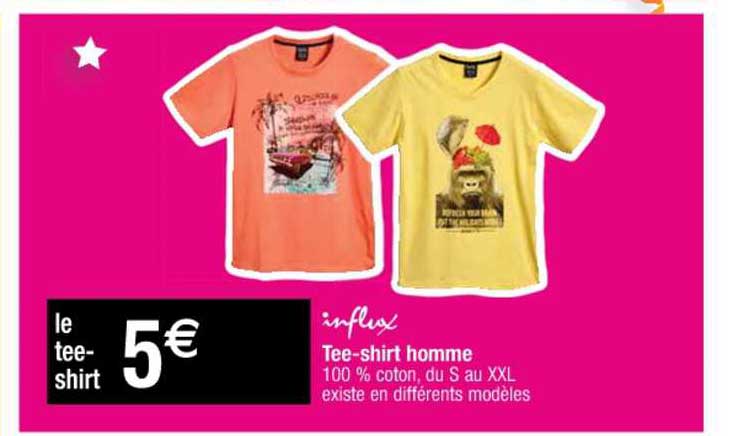 tee-shirt homme influx