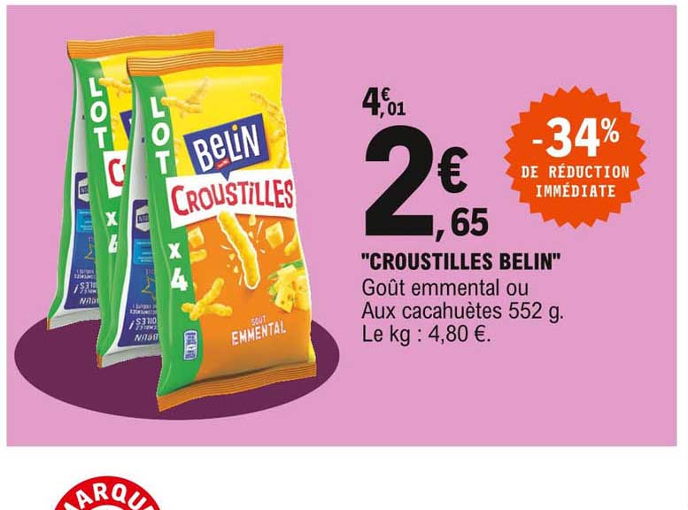 "croustilles Belin"