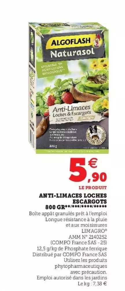 anti-limaces loches & escargots