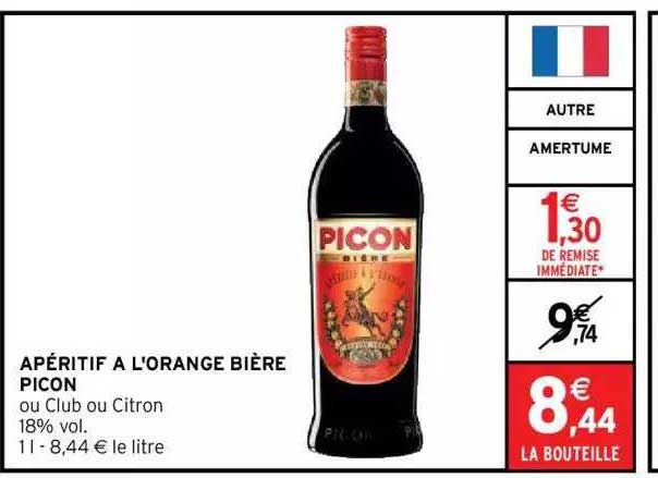 apéritif à l'orange bière picon