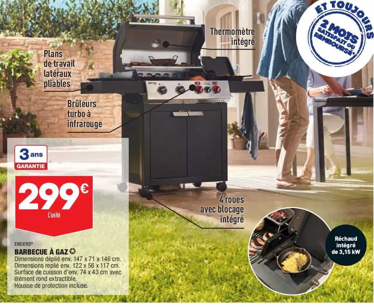 barbecue à gaz enders