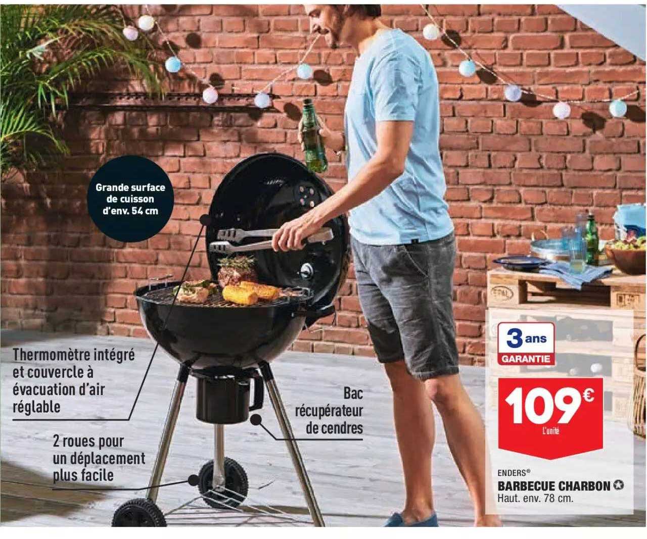 barbecue charbon enders