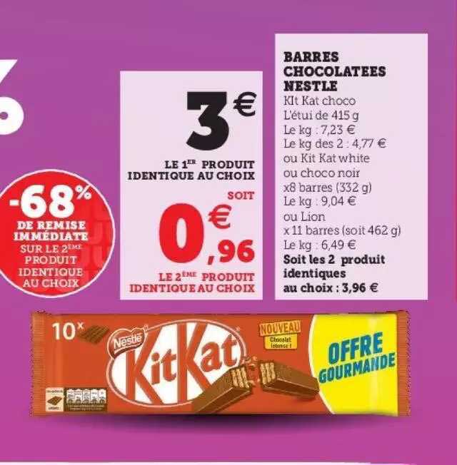 Barbes Chocolatées Nestlé