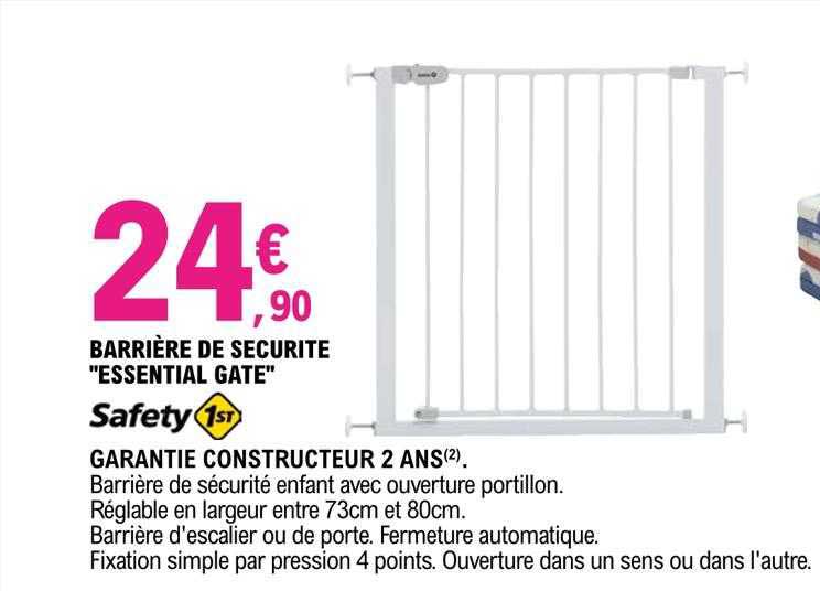 barrière de sécurité "essential gate" safety 1st