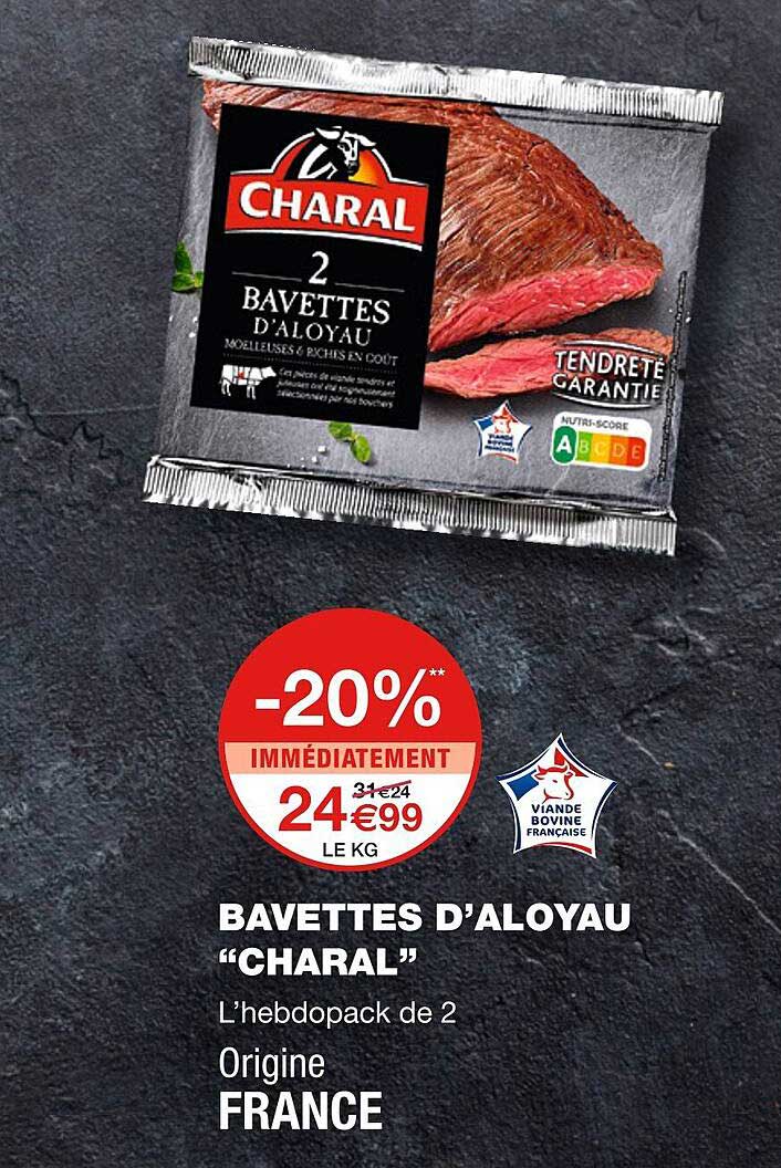 bavettes d'aloyau "charal"