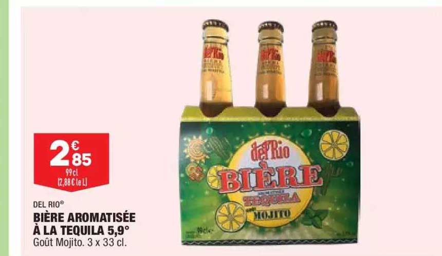 Bière Aromatisée à La Tequila 5,9° Del Rio