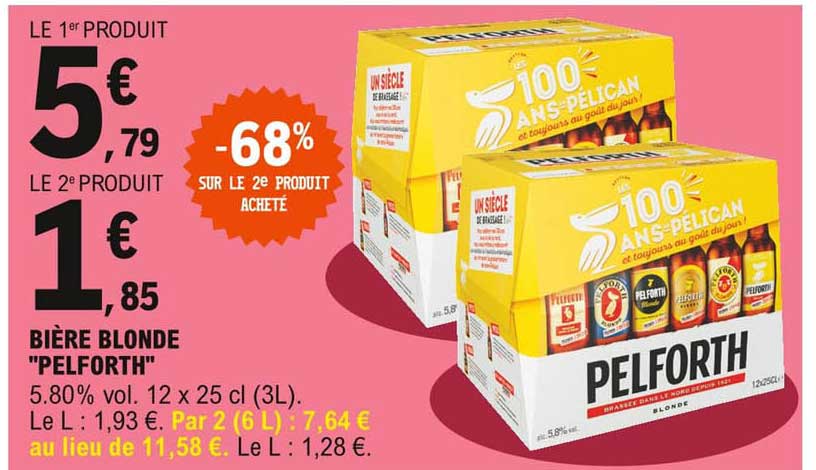 Bière Blonde "pelforth"