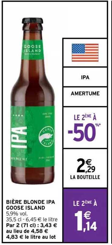 bière blonde ipa goose island