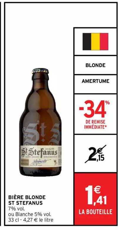 bière blonde st stefanus