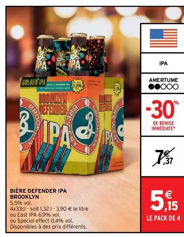 bière defender ipa brooklyn