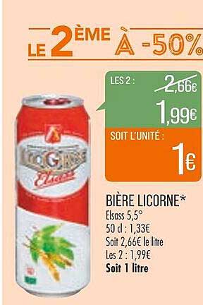 Bière Licorne