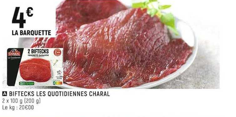 biftecks les quotidiennes charal