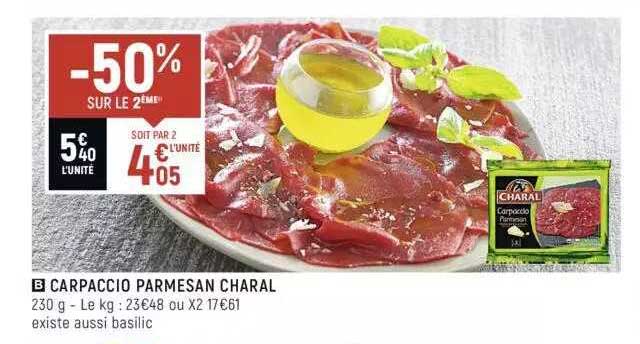 Carpaccio Parmesan Charal