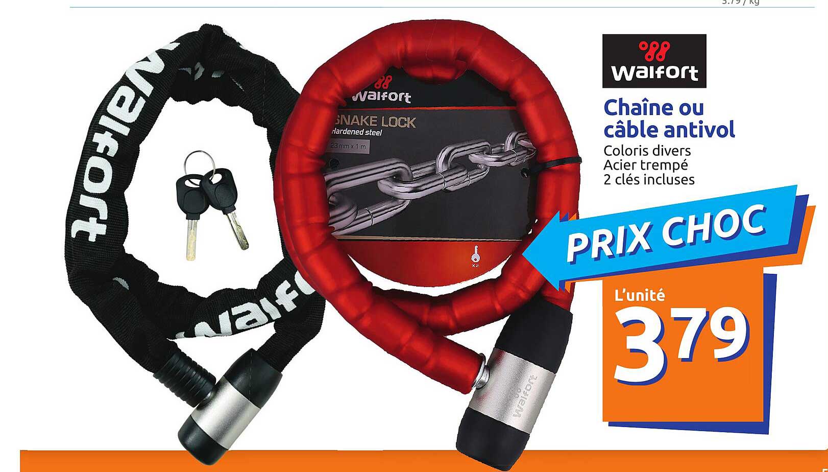 Chaîne Ou Câble Antivol